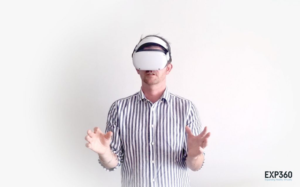 VR Headset Hand Tracking for Virtual Training