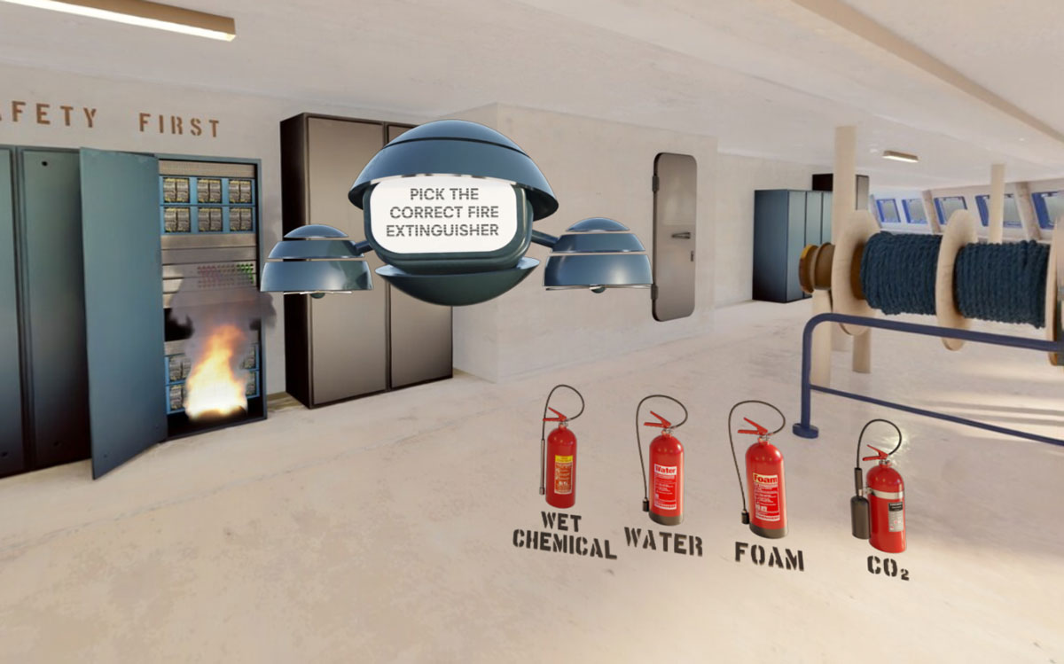 VR Training with EXP360 - Fire Fighting